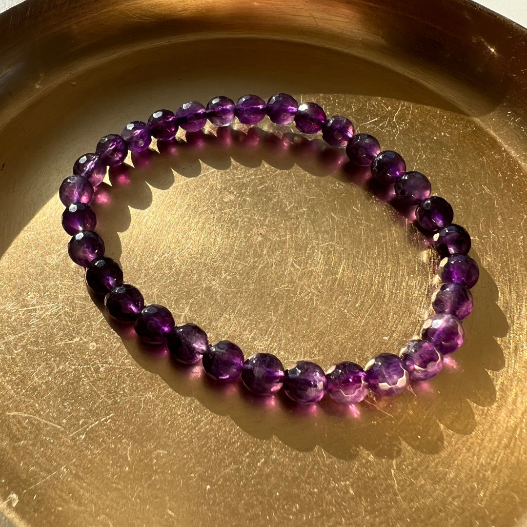 Amethyst Armband facettiert