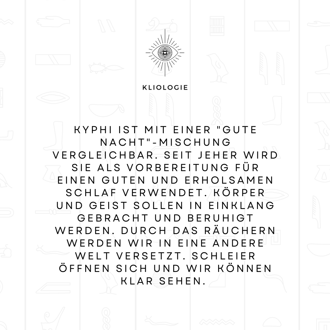 Räuchermischung - KYPHI